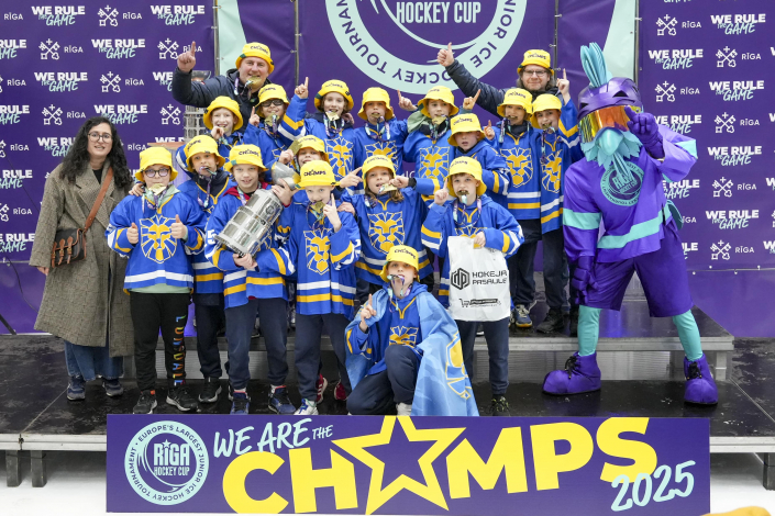 ЧЕМПИОНЫ U12AA – RĪGAS HS