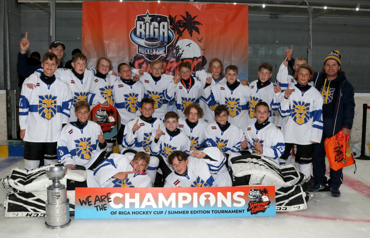 HS Rīga 2010 wins Riga Hockey Cup 2022 SE U13 tournament