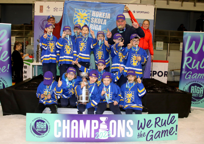 HS RĪGA WHITE ВЫИГРЫВАЕТ ТУРНИР RHC23 U9