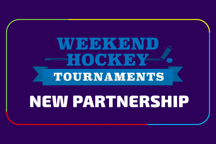 NEW PARTNERSHIP with WEEKEND HOCKEY TOURNAMENTS